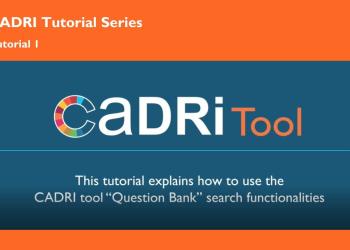 Embedded thumbnail for CADRI Tool Tutorial 1